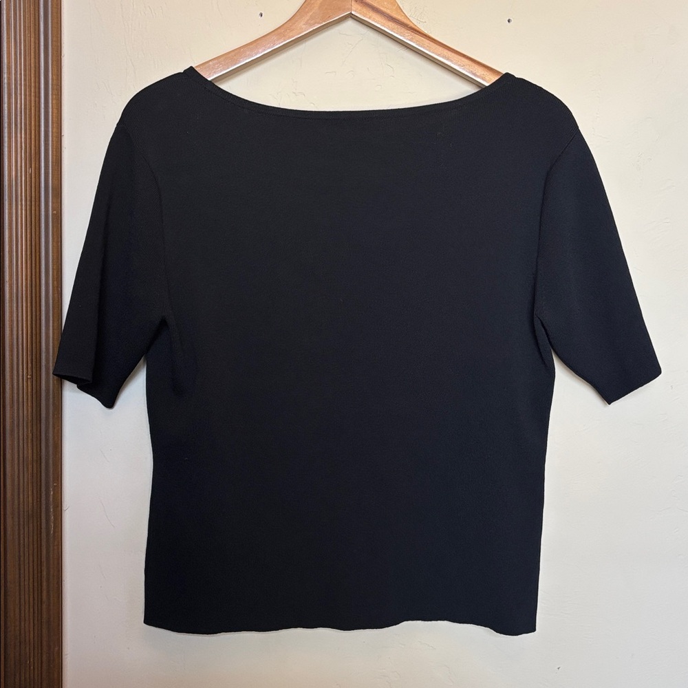 DANA BUCHMAN KEYHOLE BLACK TOP!  Women’s xl - Picture 4 of 4